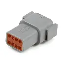 ATM04-08PA Amphenol 8 Way Housing (pack 10)