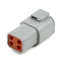 ATP04-4P Amphenol 4 Way Housing (pack 10)