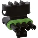 Aptiv Weather Pack 4 Circuit Female Housing (pack of 10)