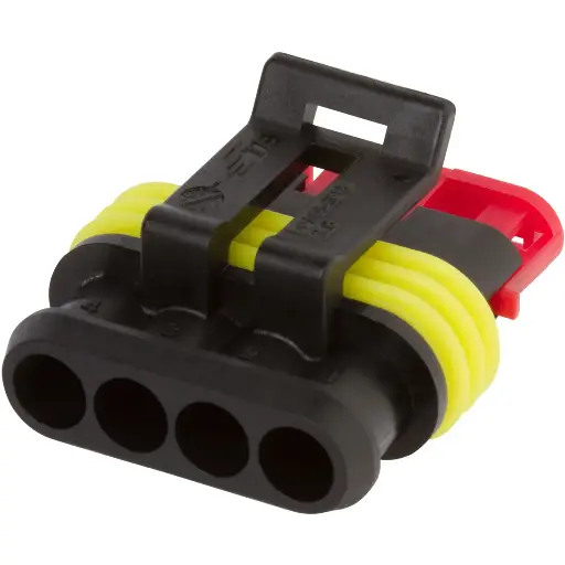 [BCN-ASS15-282088-1] AMP Superseal 4 Circuit Plug Housing (Pack of 10)