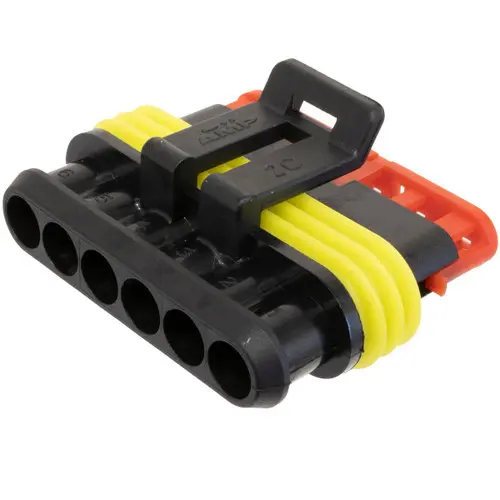 [BCN-ASS15-282090-1] AMP Superseal 6 Circuit Plug Housing (Pack of 10)