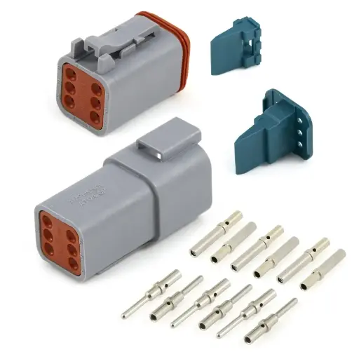 [BCN-AT6K] AT6PS-CKIT 6-Pin Receptacle & Plug AT Kit