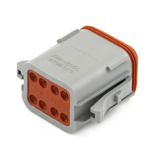 [BCN-AT06-08SA/10] AT06-08SA Amphenol 8 Way Housing (pack 10)