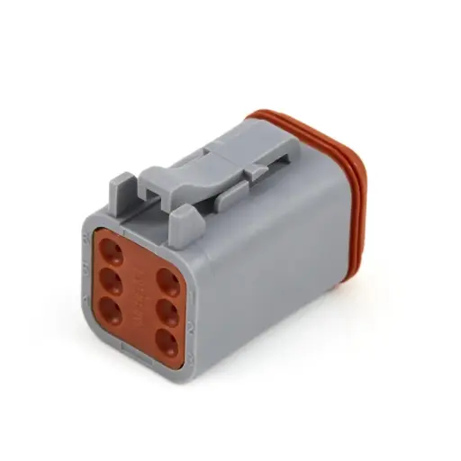 [BCN-AT06-6S/10] AT06-6S Amphenol 6 Way Housing (pack 10)