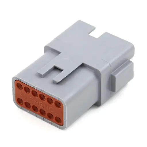 [BCN-AT04-12PA/10] AT04-12PA Amphenol 12 Way Housing (pack 10)