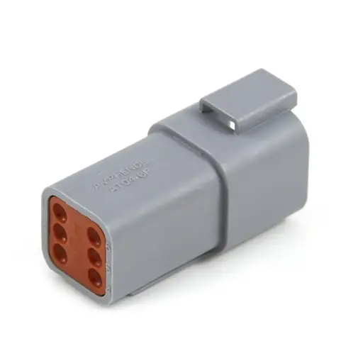 [BCN-AT04-6P/10] AT04-6P Amphenol 6 Way Housing (pack 10)