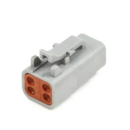 [BCN-ATM06-4S/10] ATM06-4S Amphenol 4 Way Housing (pack 10)