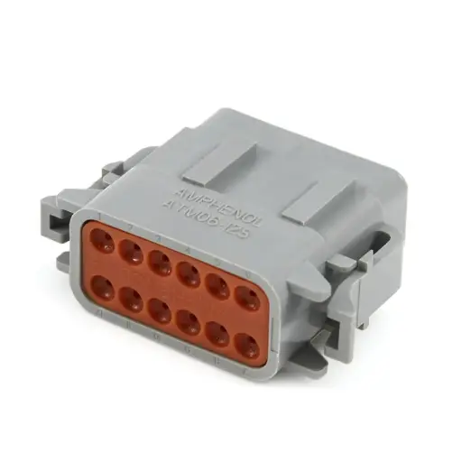 [BCN-ATM06-12SA/10] ATM06-12SA Amphenol 12 Way Housing (pack 10)