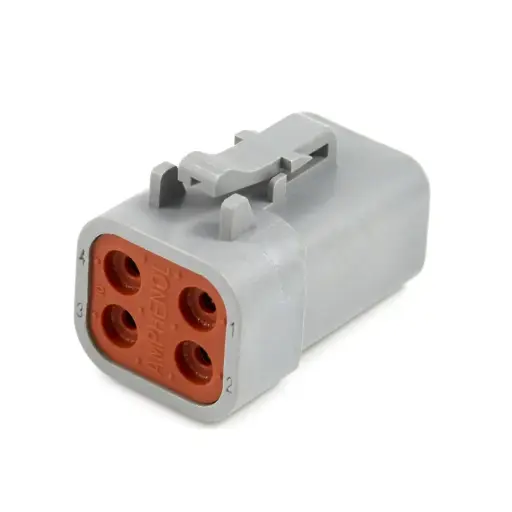 [BCN-ATP06-4S/10] ATP06-4S Amphenol 4 Way Housing (pack 10)